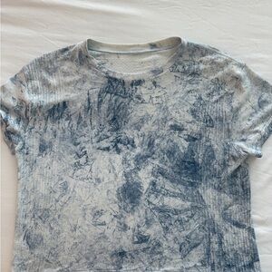 lululemon athletica Blue Tie-Dye Top